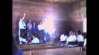 Temple Baptist Church (Old-Fashioned Singing & Preaching) @ Cades Cove TN 1991. pt.1