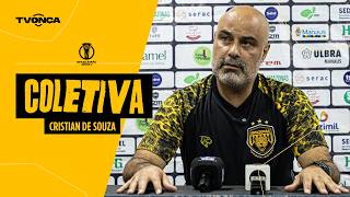 #TVOnçaAoVivo | Entrevista coletiva técnico Cristian de Souza (pós-jogo Amazonas x Maranhão)