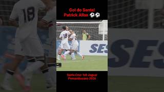 Gol do Santa Cruz! Patrick Allan ⚽ Santa Cruz 1x0 Jaguar #pernambucano #futebol #santacruz