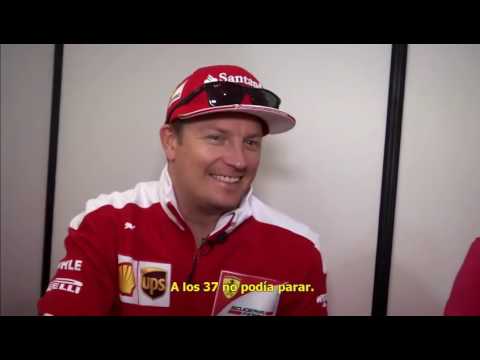 Mexican GP 2016   JP Montoya interviews Kimi Räikkönen on Vi