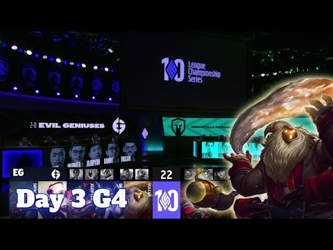 EG vs IMT | Day 3 LCS 2022 Lock In Groups | Evil Geniuses vs Immortals full game