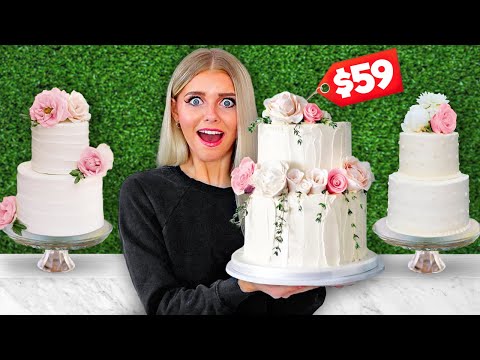 I Bought the CHEAPEST Wedding Cakes I Could Find