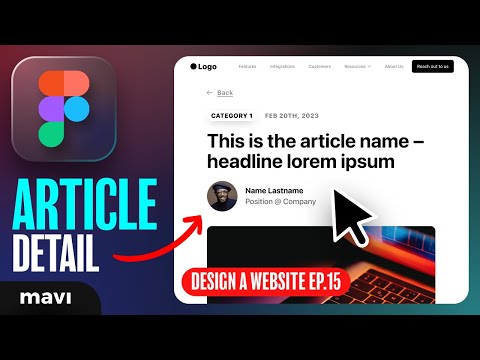 Design a WEBSITE IN FIGMA ep 01 The HEADER MENU