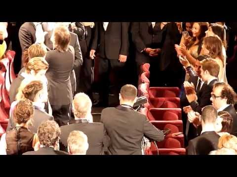 Robert Pattinson et Kristen Stewart for "On the road" at the festival of cannes in May 2012