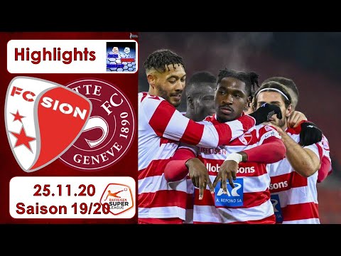 Highlights: FC Sion vs Servette - Genf FC (25.11.2020)