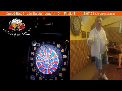 Ľuboš Betuš - Ján Šaláta 12.07.2023 (KH Darts League)