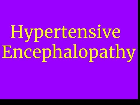 image-What causes hypertensive encephalopathy?