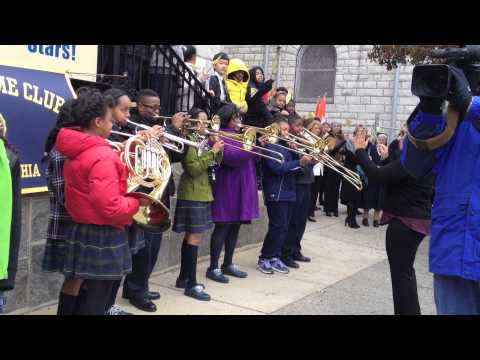 Notre Dame Day at St Francis with the POP Brass Band