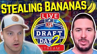 RotoViz 2024 NFL Draft Day 2 Watch Along Live Stream!