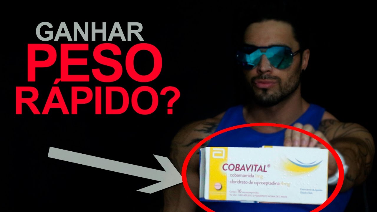 GANHAR PESO rápido com Cobavital + Dieta pra ganhar massa muscular, COBAVITAL ENGORDA 