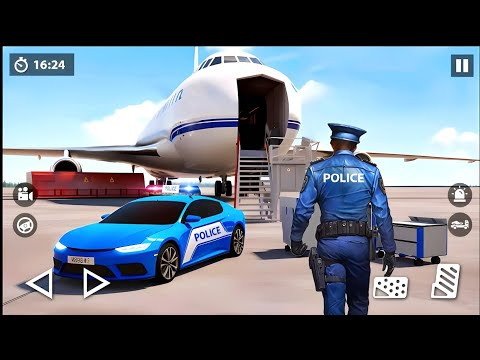 US Police Car Park Transporter Driving - Police Trailer Truck Driver Simulator - Android GamePlay #2