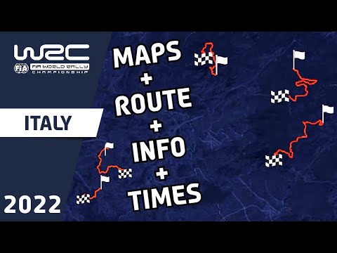 WRC Rally Italia Sardegna 2022 : Maps : Route : Stage Info : Times