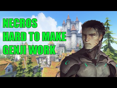 NECROS PRO GENJI GAMEPLAY POTG - TOP 500 OVERWATCH SEASON 23