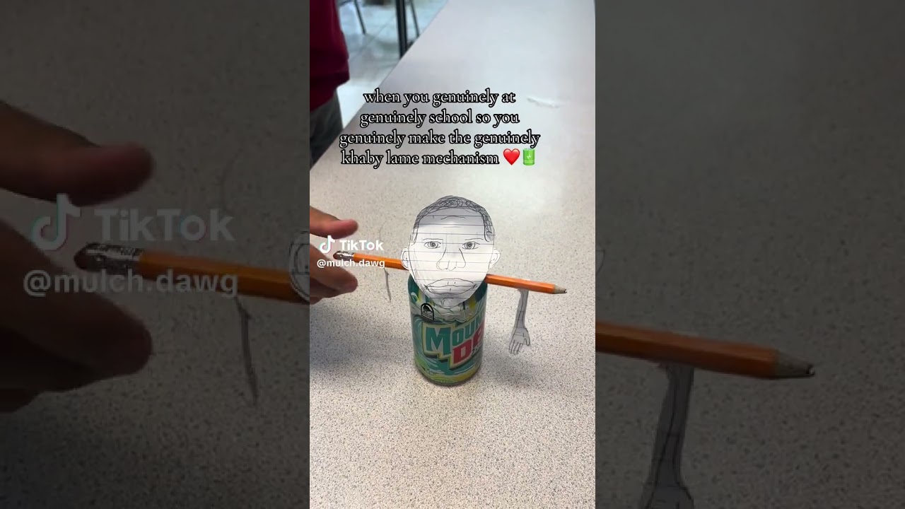 When your genuinely at school and you genuinely make the genuinely Khaby Lame mechanism #meme #fypシ