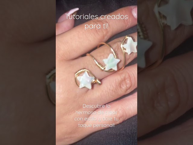 Vídeo relacionado con Anillos de - 4 piezas decoraciones en forma de estrellas de puntas, anillos de corazón de luna dorada, para bodas, , hogar, proyectos de arte al aire libre, adultos, niños y