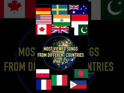 Most Viewed Songs From Different Countries PART  2 #shorts