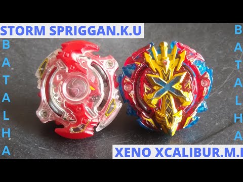 ÚLTIMA BATALHA DA ARENA BB-10! Storm Spriggan.K.U vs Xeno Xcalibur.M.I |\Batalha de 20 pontos/|