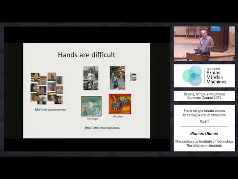 Lecture 4.1: Shimon Ullman - Development of Visual Concepts