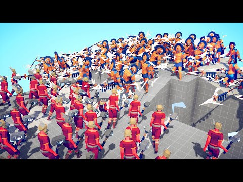 🔥 100x vs 100x SECRET vs LEGACY ARMY / Totally Accurate Battle Simulator ( TABS )