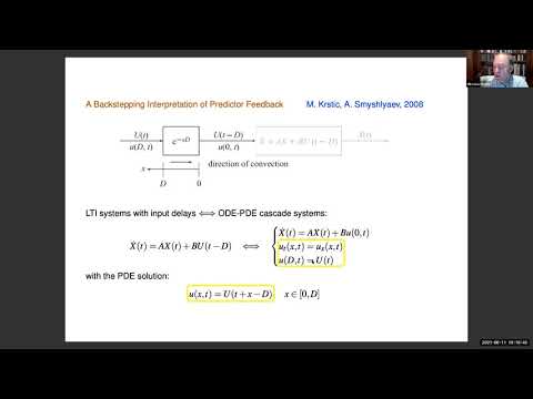 Time Delay Systems Webinar - Miroslav Krstic - 2021 June 11