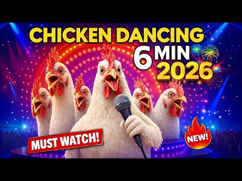 J. Geco - Chicken Dancing For 6 Minutes Straights (Dj Music) Chicken Song & Roosters dancing 2026 #2