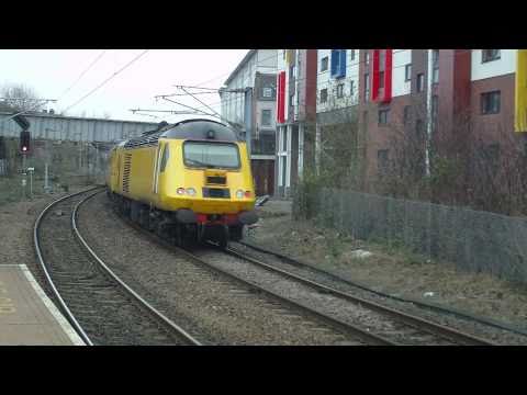 Network Rail HST 43062 and 43014 passing Manors