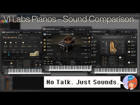 VI Labs Modern D /  Ravenscroft 275 / True Keys American - Sound Comparison