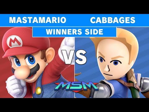 MSM 225 - NVR | POW | Mastamario (Mario) Vs SBR | Cabbages (Mii Sword) Winners Pool - Smash Ultimate