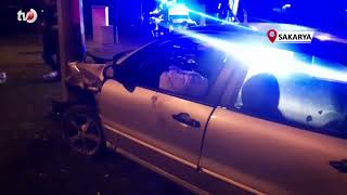 D 650 Kara Yolunda İki Otomobil Çarpıştı 3 Yaralı