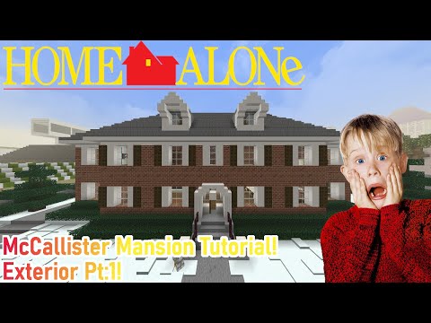 Minecraft Tutorial!: Home Alone Full House Build! Pt:1! **Movie Builds**