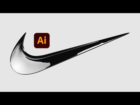 How To Make a Liquid Chrome Logo in Illustrator!