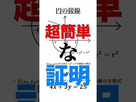 接線 (ジオメトリ)について詳しく解説