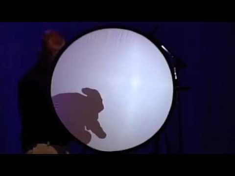 Comedian Bob Stromberg does his classic Shadow Puppet piece