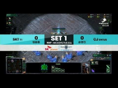 SPL [12.22] Rain(SKT) vs Songduri(CJ) 1SET / WCS Antiga Shipyard - Starcraft 2