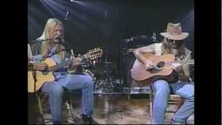 Video thumbnail of "Allman Brothers Blues Band - Melissa - Acoustic - Live Music - Gregg & Dickie Betts - Video"