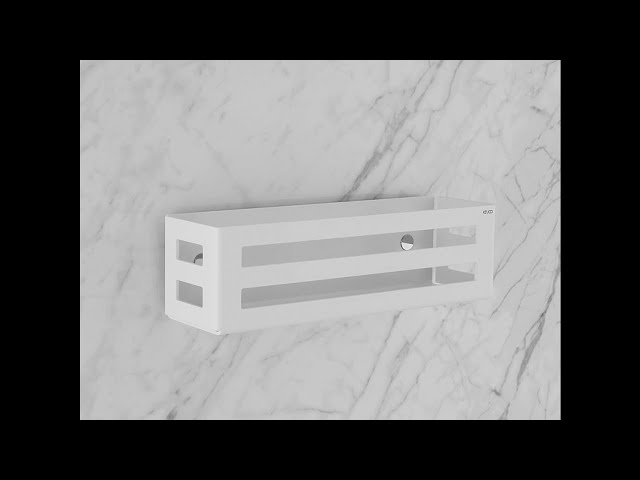 Video Teaser für KEUCO Montagefilm kleben Seifenkorb weiß
