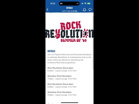 Carnival Panorama Rock Revolution