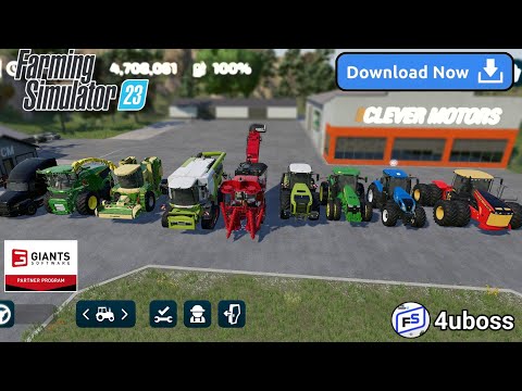 FS23 Unlock Vehicle All | John Deere Tractor, Cash, New Holland, JCB, ( DLC )