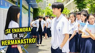 🔥CHICA TIMIDA SE ENAMORA DE SU HERMANASTRO Y ÉL TIENE CELOS DE LOS CHICOS, PERO LUEGO|Mejor Resumen