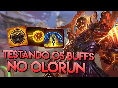 Testando os BUFFS no OLORUN, Ranked Duel, Smite BR