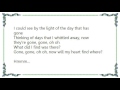 Kula Shaker - Light of the Day Lyrics