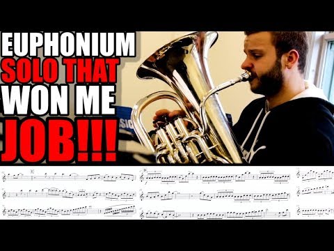 EUPHONIUM CONCERT THAT WON ME MY FIRST PROFESSIONAL JOB!!!