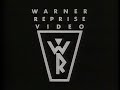 Warner Reprise Video 1986 Early 2000s FBI Warning