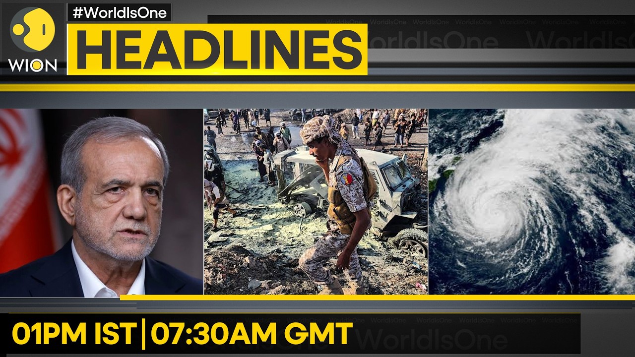 Iran War: Pezeshkian Vows To Defend Iran's Positions | 154 Killed In 2 Days In Yemen Clashes | WION