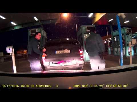 Crossing Border between Serbia and Hungary in Dec 2015-Part V