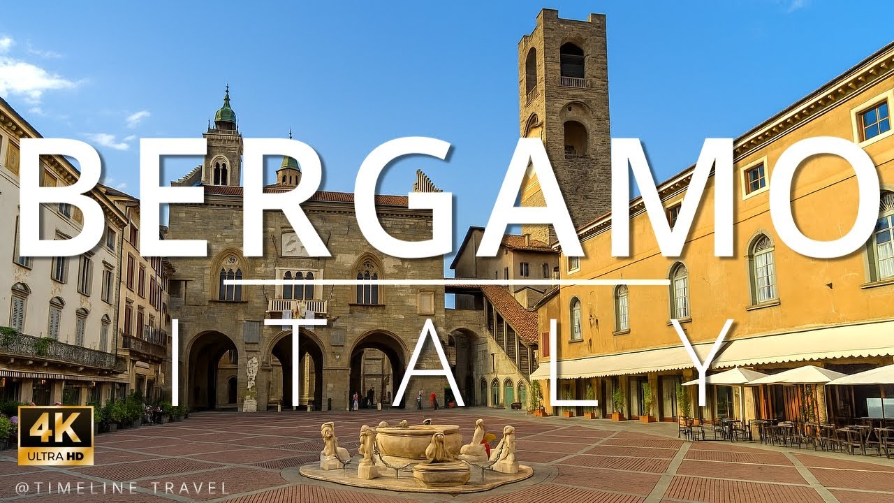 Immersive street-level walking tour through Bergamo Citta Alta, Italy, showcasing authentic urban landscapes, local architecture, and the vibrant atmosphere of the city's neighborhoods