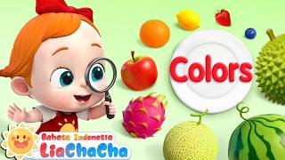 Download lagu Belajar Warna 🌈🔴🟠🟡 | Dunia Warna-Warni 🎨 | Lagu Anak-anak | LiaChaCha Bahasa Indonesia mp3