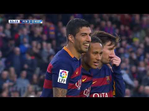 Neymar vs Real Sociedad Home 15 16 HD   English Commentary