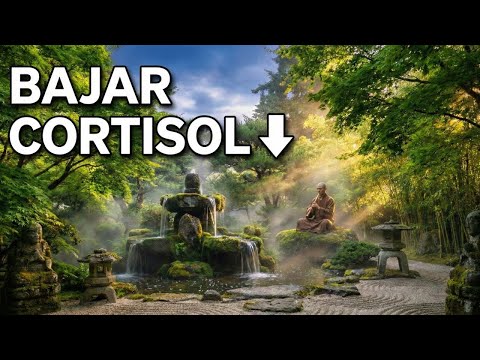 Música para BAJAR EL CORTISOL  Y REDUCIR ANSIEDAD activando el NERVIO VAGO a 528HZ