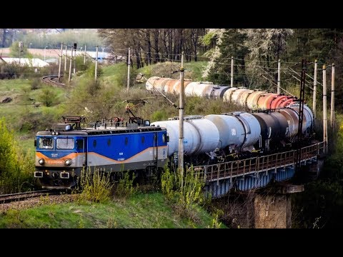 Tren de marfa GFR cu cazane Rompetrol pentru Argestru cuplul 2 tras de EA494 - 22.04.2019